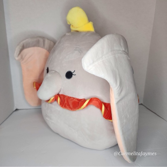 DUMBO 🐘 Disney 14 in Flying Elephant Original Squishmallow By Kellytoy NWT - Picture 9 of 10